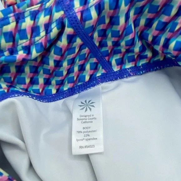 Athleta Vivid Sonar Ombré Capri Yoga Pants Leggings Size Small—Like New - Picture 8 of 9